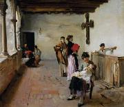 John Singer Sargent Venetian Loggia Germany oil painting artist